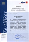 Zertifikat Fischer FIS